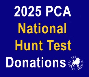 2025 pca national hunt test donations